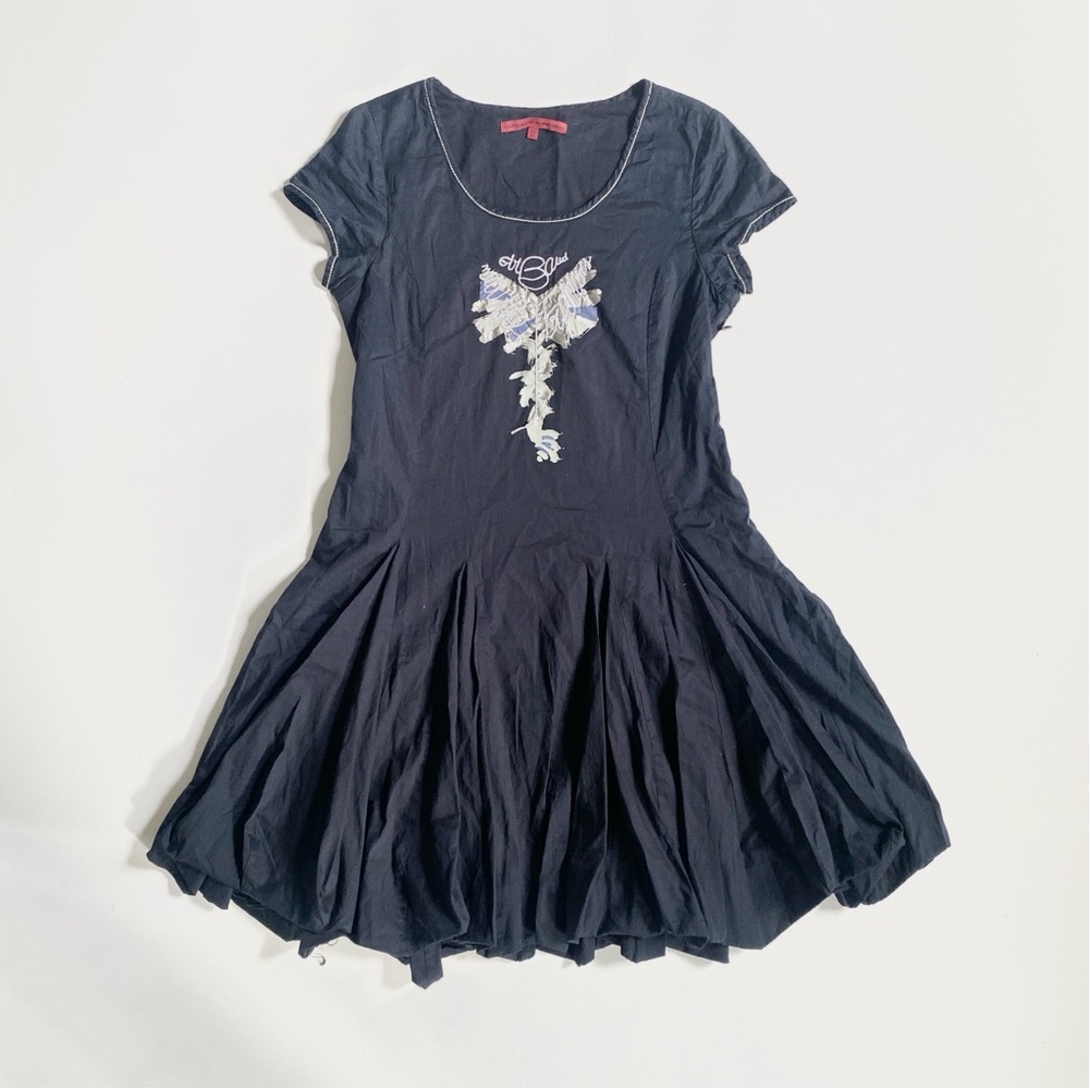 Le Jean Marithé-François Girbaud Bubble hem dress